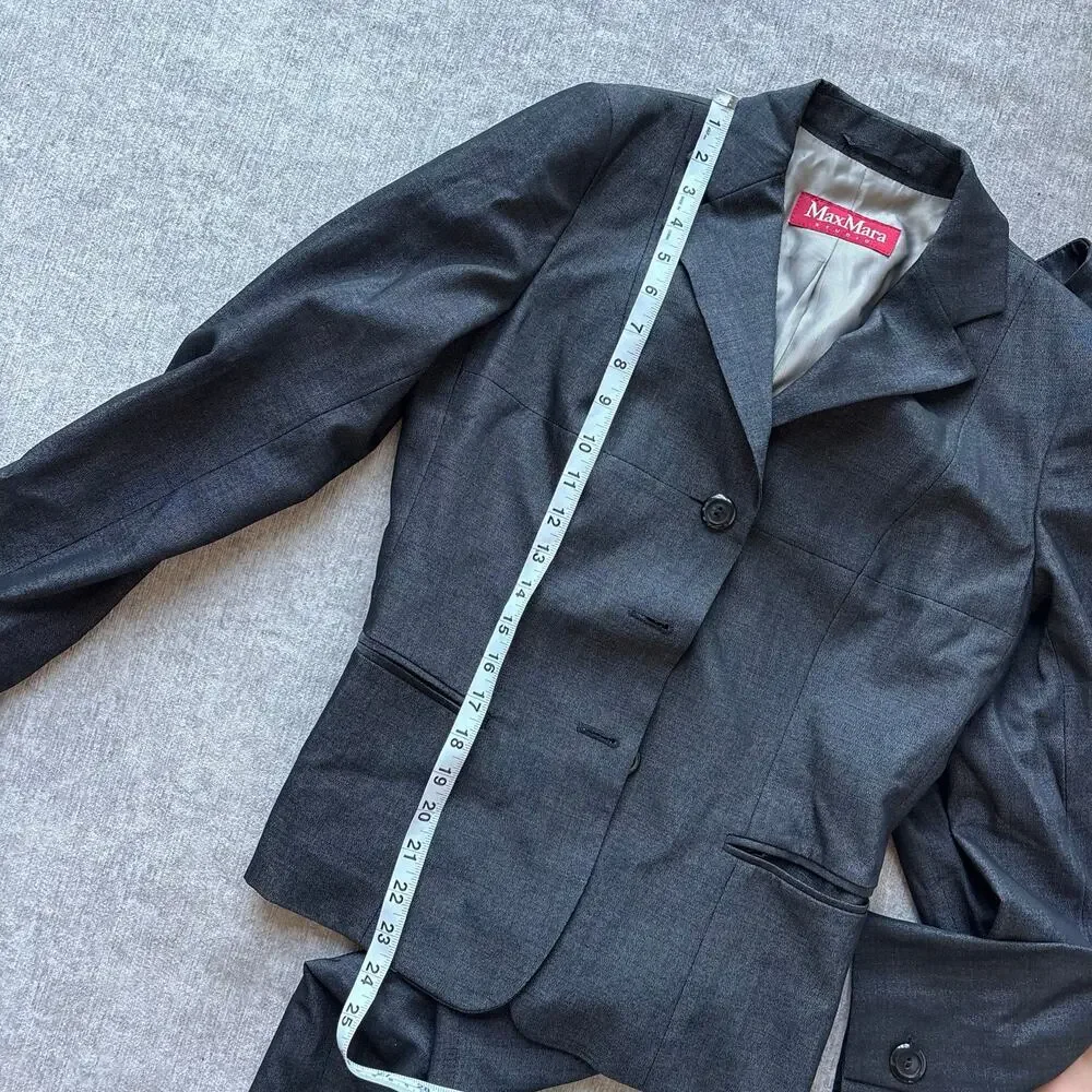 Max Mara Dark Grey Women’s Tailored Suit - Picture 9 of 9